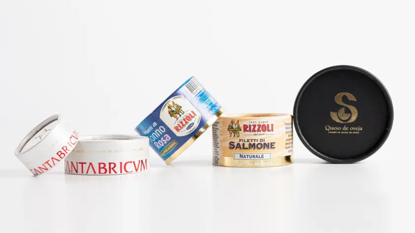 envases de productos lácteos