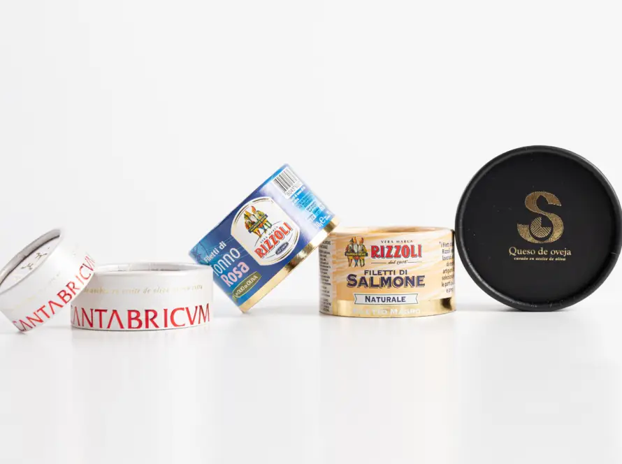 envases de productos lácteos