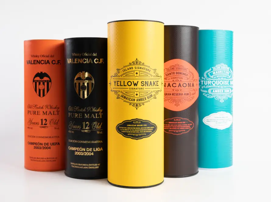 packaging canister para botellas